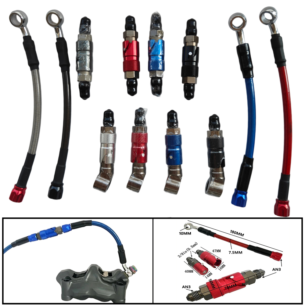 Brake Line Motorcycle - Motosiklet AN3 Hızlı Bağlantı Fren Hortumu