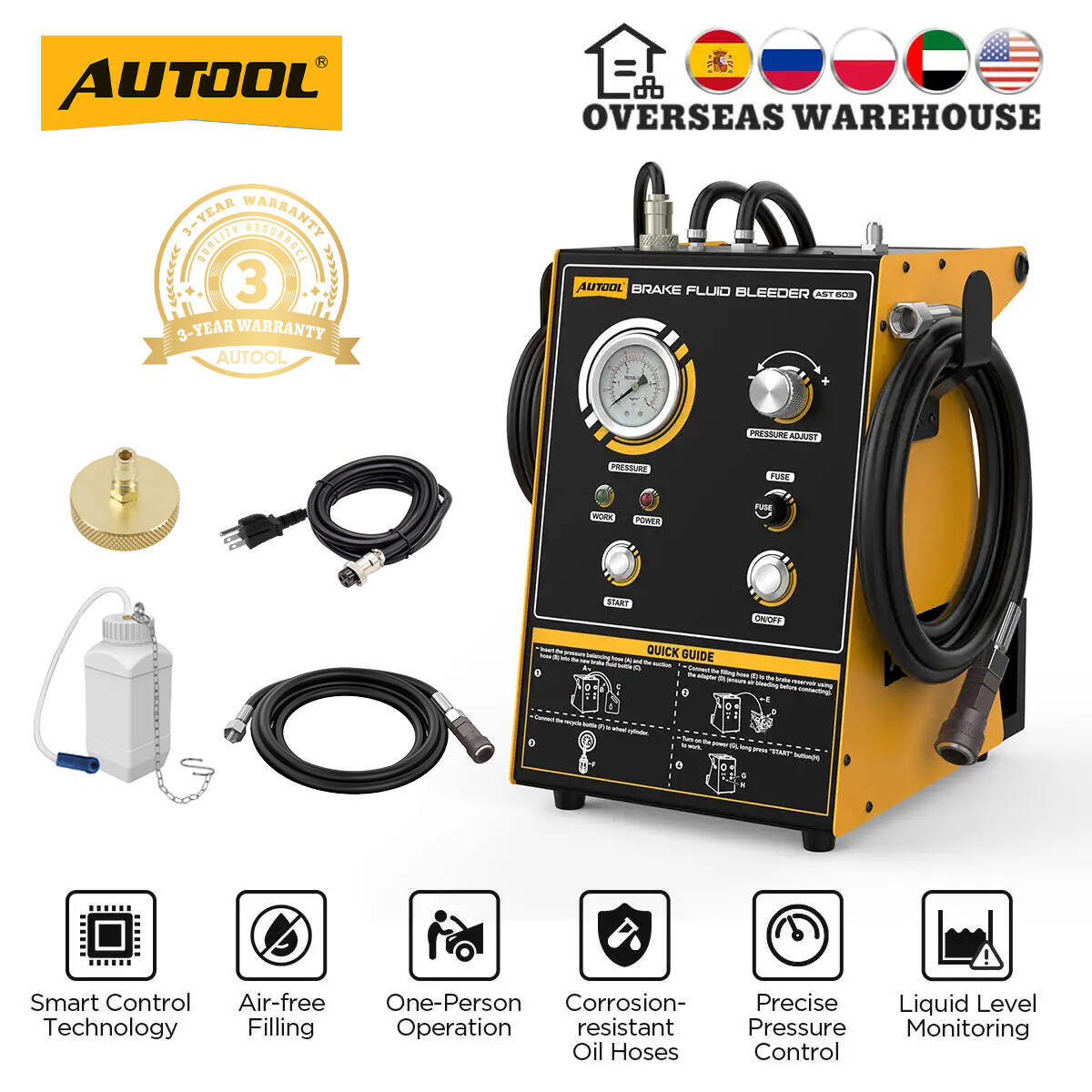 Brake Fluid - Otomotiv Fren Hidroliği Tahliye Cihazı AUTOOL
