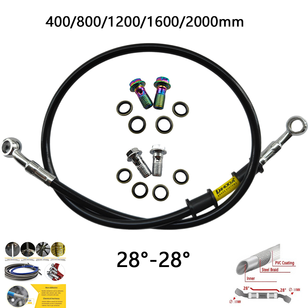 28 ° -28 °   Siyah Örgülü Pasl - Motorcycle Brake Cable incelemesi ve fiyatı