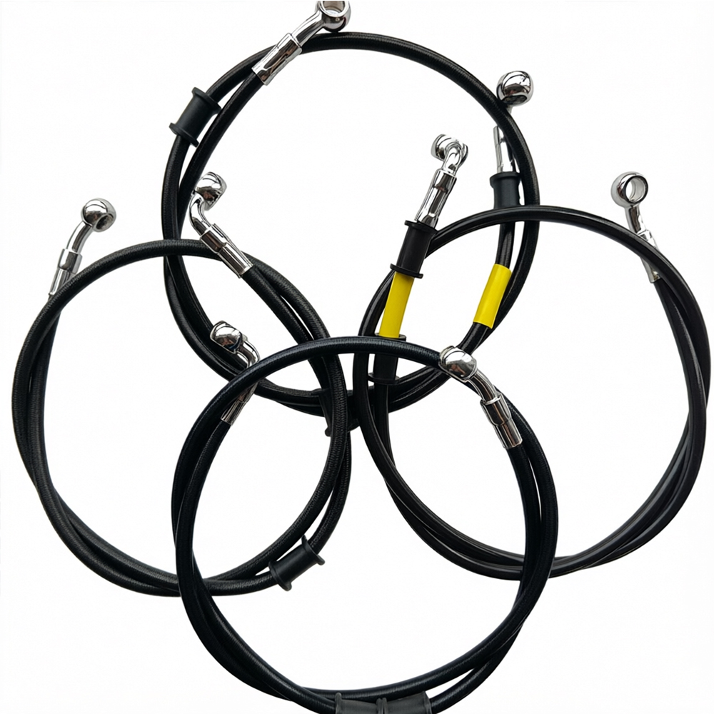 Siyah 28 ° -90 °   Dereceli Hi - Motorcycle Brake Cable incelemesi ve fiyatı
