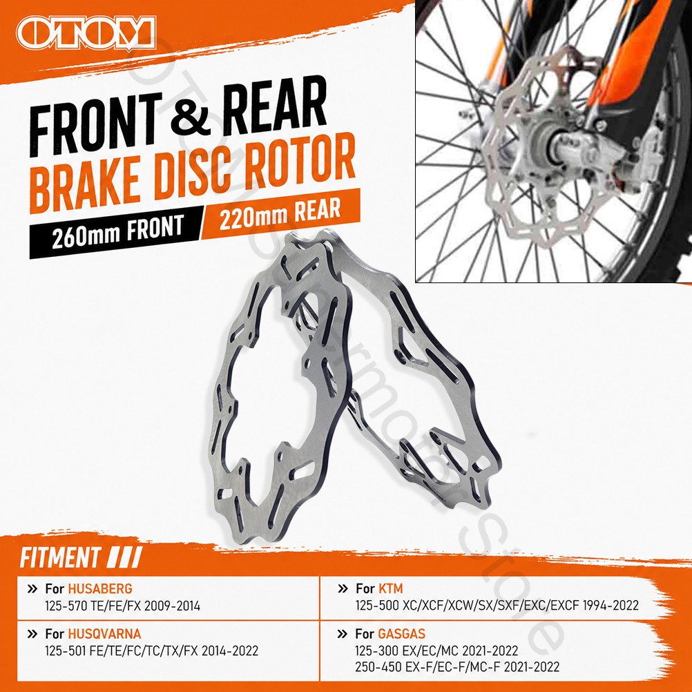 260mm 220mm Motosiklet Ön Arka - Brake Disc Motorcycle incelemesi ve fiyatı