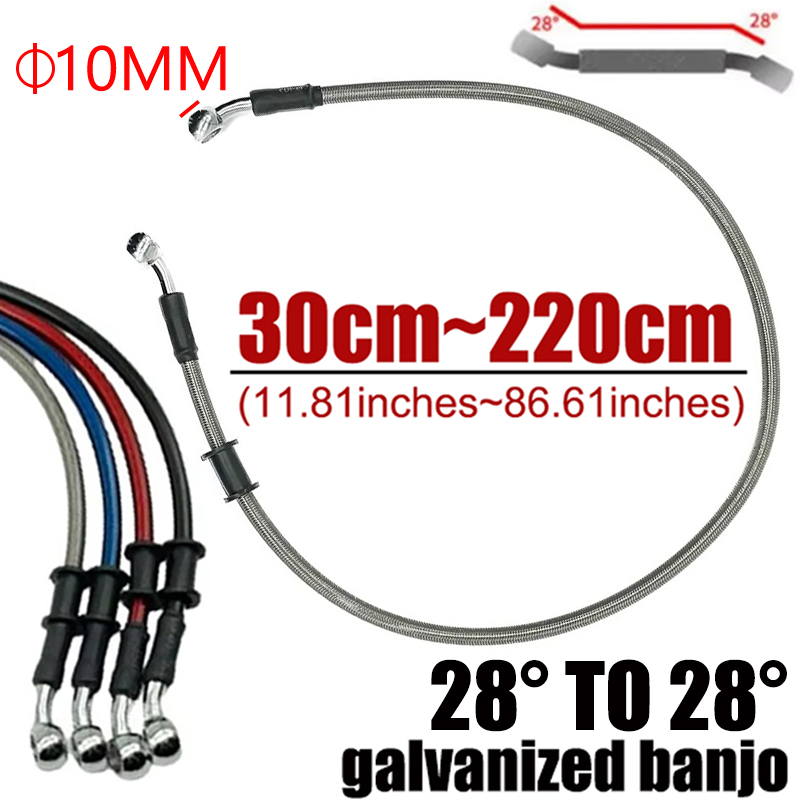 Gümüş 30cm - 220cm 28 °   10mm - Motorcycle Brake Cable incelemesi ve fiyatı